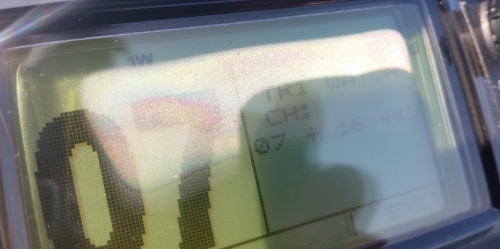 Udskiftning af VHF-radioen pga. fugt i displayet.